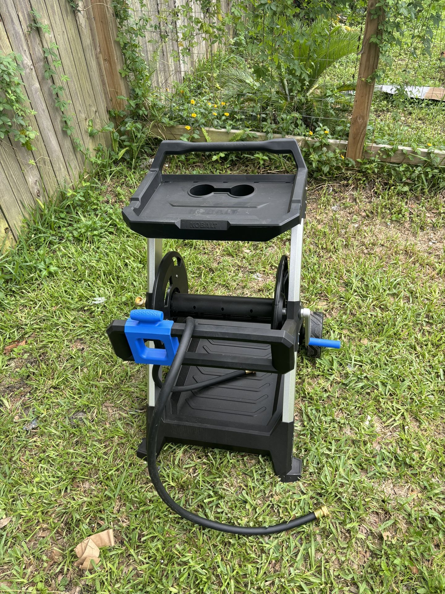 Kobalt Aluminum 200-ft Cart Hose Reel
