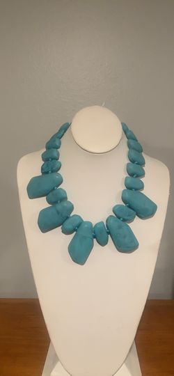 Turquoise like Bebe brand necklace