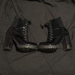 Black High Heal Boots