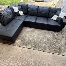 Black Sectional 