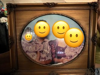 Beautifully Engraved Wood Frame