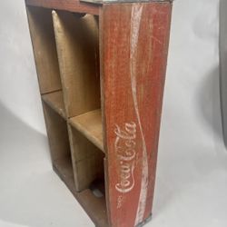 Vintage Wood 4-- 6PKS  Bottle Coca-Cola Coke Crate