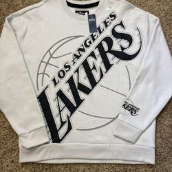 Hollister x NBA Los Angeles Lakers Graphic Crewneck Sweatshirt Men Size XL