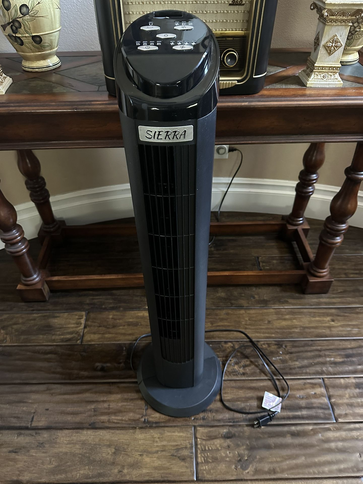 Sierra, 40” 4 Speed Tower Fan