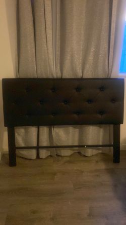 Black bed with storage