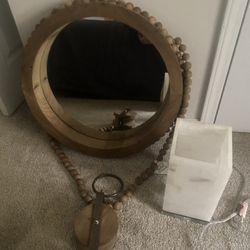 Mirror And Lamp Combo
