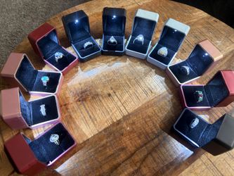 Assorted Silver-Tone Ring Collection