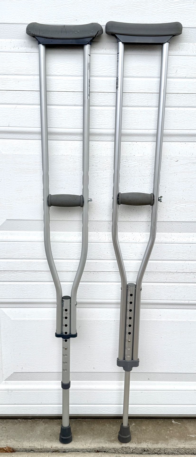 Pair Of Mismatched Crutches