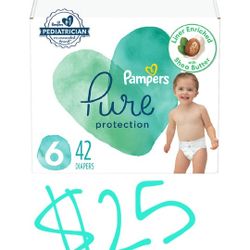 Pampers Size 6 42 Count $25