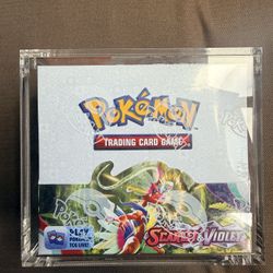 Pokémon Booster Box Acrylic Magnetic Protection Case 