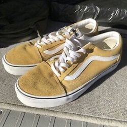 yellow vans size 9.5