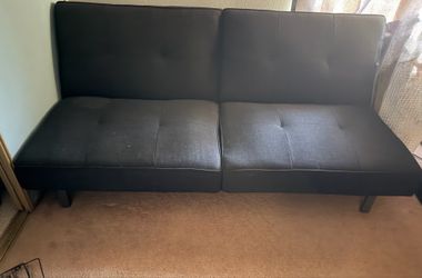 Black futon