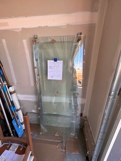 Glass Shower Door kit, sliding