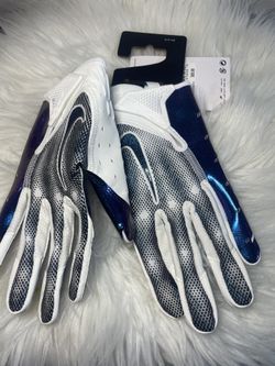 Nike Vapor Jet 7.0 Size S White/Purple Football Gloves
