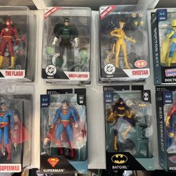 McFarlane DC Multiverse Lot – Page Punchers + Digital Figures (Flash, GL, Superman, Batgirl) **PLEASE READ**