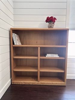 Mcm oak bookshelf