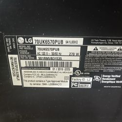 This is the model 65’ LG