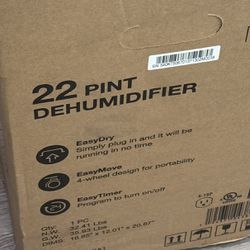22 Pint Dehumidifier 