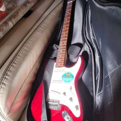 Fender Stratocaster With Amplifier 