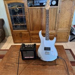 Pevey Electric Guitar And Roland Microcube 