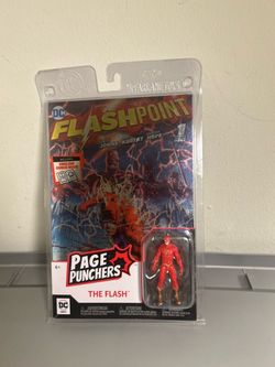 DC Page Punchers The Flash Figure Flashpoint Comic Book McFarlane Toys New