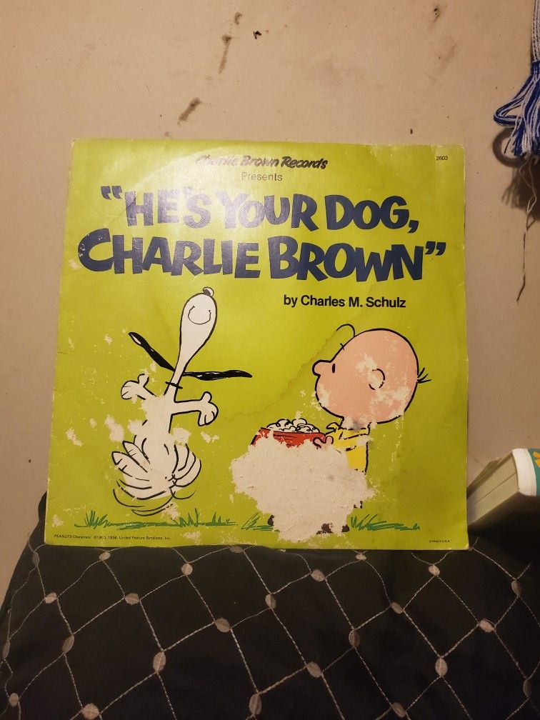 Vintage 1978  hes your dog Charlie Brown record