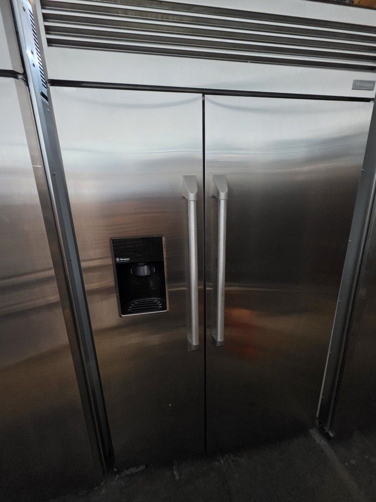 48" GE MONOGRAM BUILT IN STAINLESS STEEL REFRIGERATOR