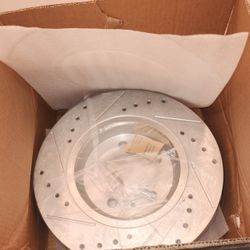 Audi A4 / A5 / A6 / A7 Power Stop EBR1007XPR Drilled Slotted Rear Rotor Set