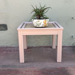 Bohemian Wood Side Table