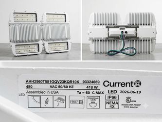 Current Albeo AHH2 Hazardous Location LED High Bay Light – 480V 418W (New)