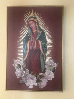 Cuadro de la virgen de Guadalupe