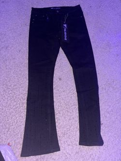 Valabassas Flared Rhinestone Jeans