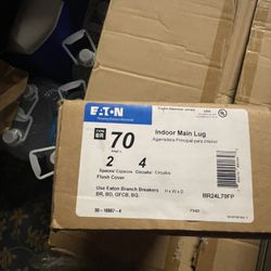 Eaton Main Lug Load Center BR24L70FP 2 Space