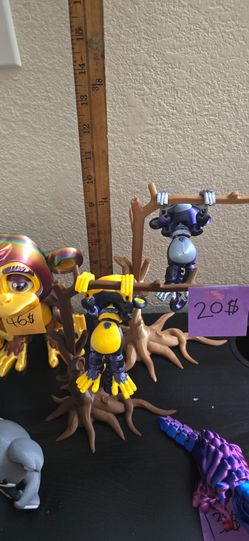 3d monkey articulated