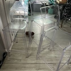Clear Counter Height Chairs