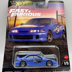 Hot Wheels Fast And Furious Custom Acura Integra Sedan GSR
