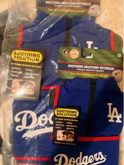 LA Dodgers dog vest size S and L