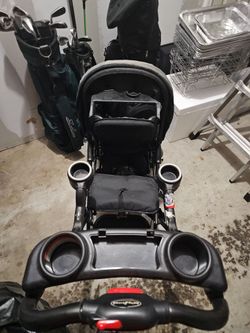 Sit and stand stroller