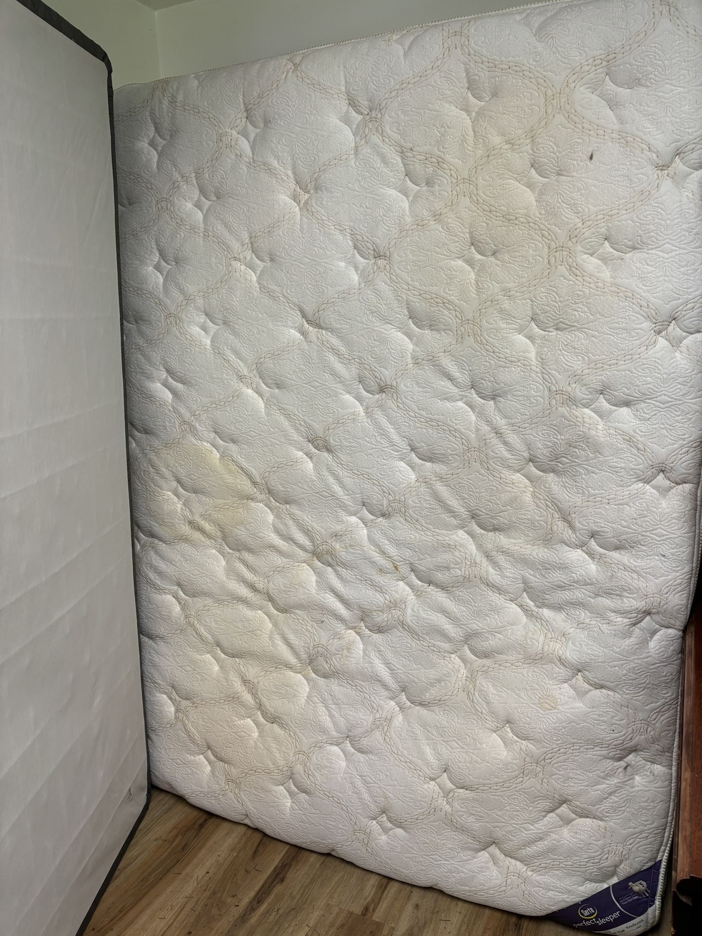 Free Queen Serta Pillow top Mattress And Box spring