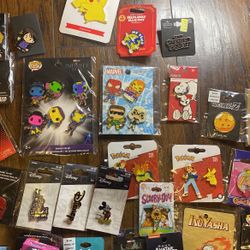 Enamel Pins. Prices Vary 