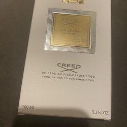 Creed Milliesime Imperial 3.3 Oz with receipt 