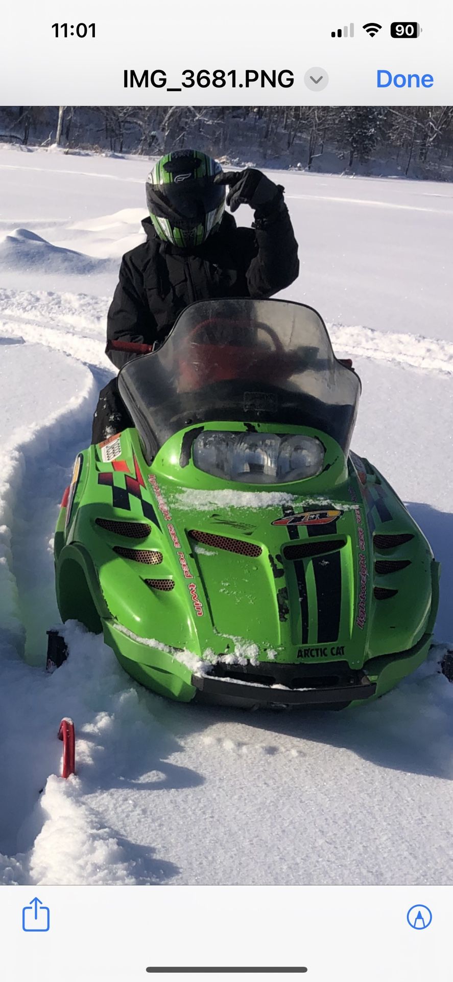 99 Arctic cat ZR600