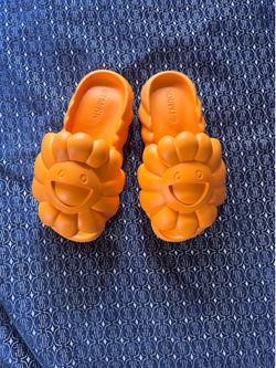 Takashi Murakami Ohana Full-Bloom Slide Apricot