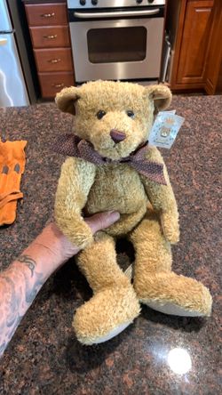 New condition with tags Bearington bear 1210 Daniel 18 inches great for collectors
