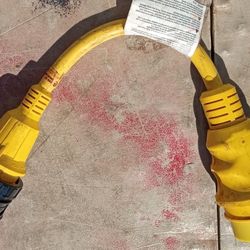 Marinco 30 Amp Female To 50 Amp Male Used 