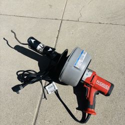 K-45AF-5 Drain Cleaning Autofeed Snake Auger Machine with C-1 5/16 in. x 25 ft. Inner Core Cable