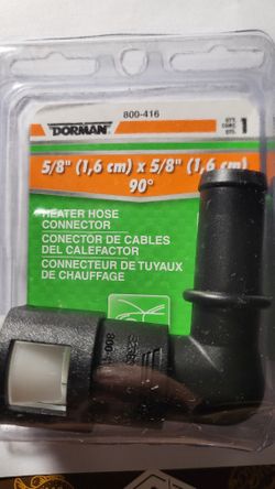 Heater Hose Connector For Car Or Truck
