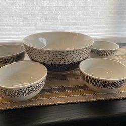 Vintage Ceramic Serving Bowls