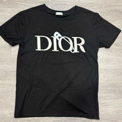 Dior safety  pin fully embroidered size Small Sm S  T-shirt