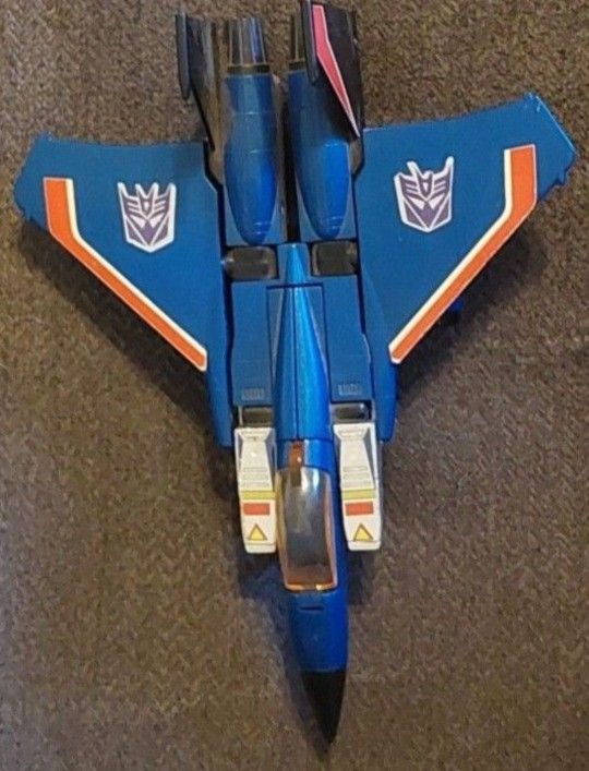 Vintage 1984 Transformers G1 Thundercracker Action Figure - Pre Rub - Original - Thunder Cracker - Generation 1 - Rare